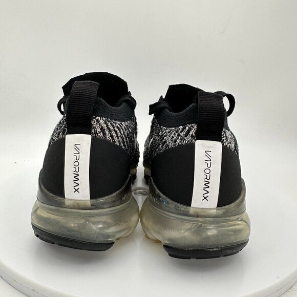 Nike Air VaporMax Flyknit 3 Oreo Black White Women Shoes AJ6910-001 Size 5 - Picture 6 of 13